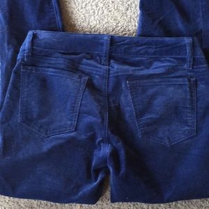 GAP Pants - Gap blue velvet skinny pants GAP Pants - Gap blue velvet skinny pants